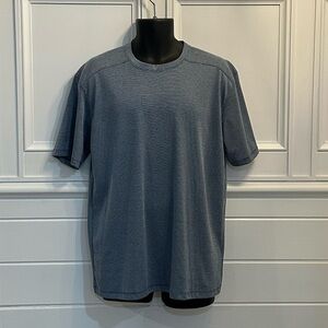 Big Sky Outfitters Shirt Men's Large Blue Short Sleeves